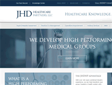 Tablet Screenshot of jhdgroup.com